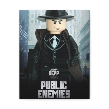 Public Enemies LEGO Movie Wall Art Canvas Art With Backing. Jurassic Bricks
