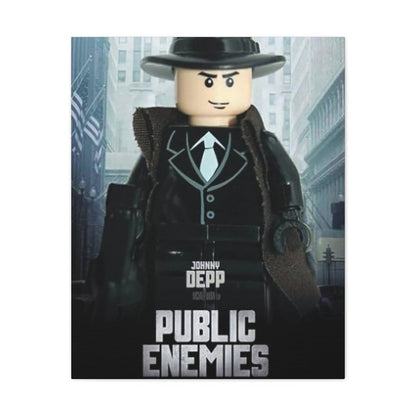 Custom MOC Same as Major Brands! Public Enemies LEGO Movie Wall Art Canvas Art With Backing.