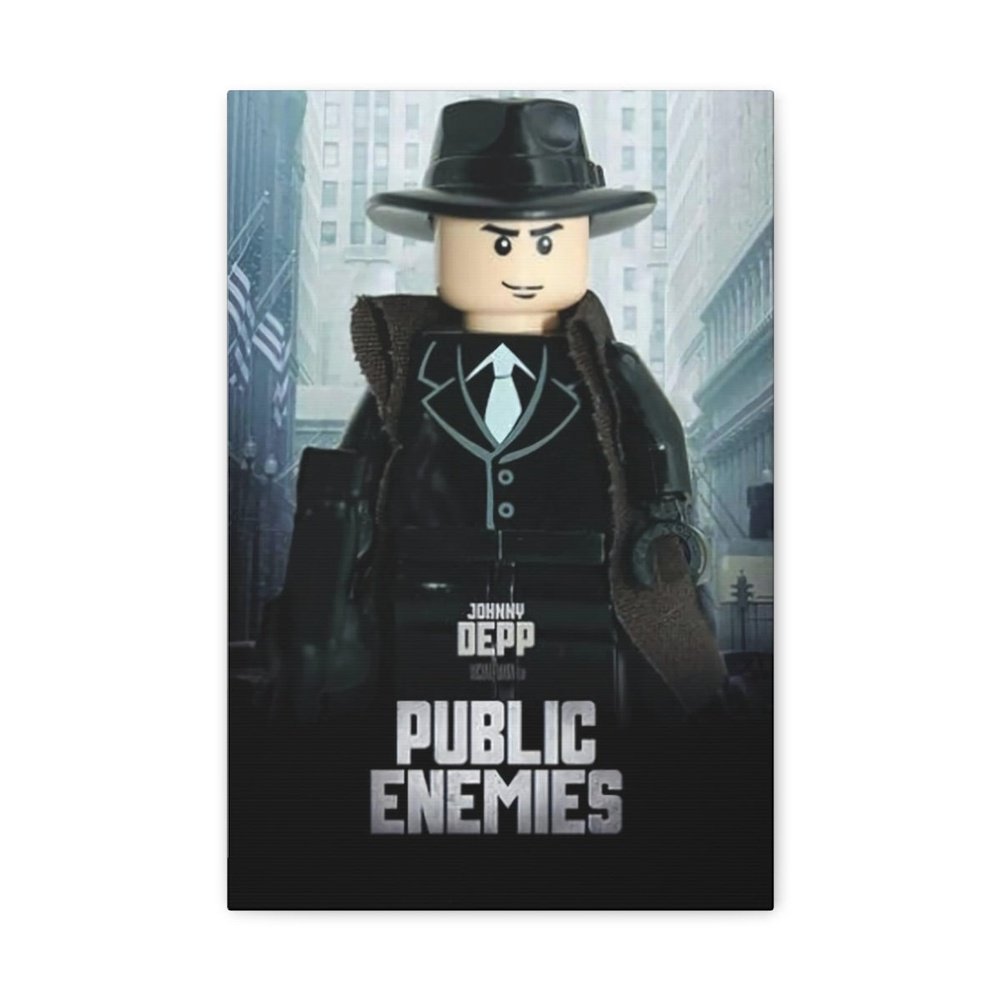 Public Enemies LEGO Movie Wall Art Canvas Art With Backing. Jurassic Bricks