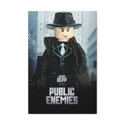 Custom MOC Same as Major Brands! Public Enemies LEGO Movie Wall Art Canvas Art With Backing.