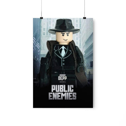Custom MOC Same as Major Brands! Public Enemies LEGO Movie Wall Art POSTER ONLY