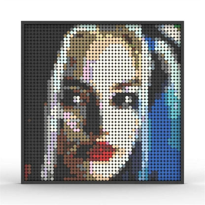 Custom MOC Same as Major Brands! Super Hero / Villain  Movie Pixel Art Mosaic Building Blocks Toys Bricks MOC Mural DIY Movie