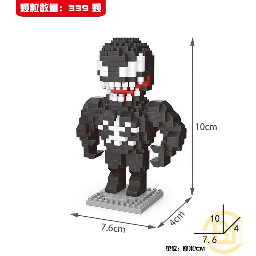 MOC NON LEGO Block Cartoon Anime Super Hero Avengers Superhero Iron Man Captain America Spider Toy DIY Building Bouwstenen Speelgoed