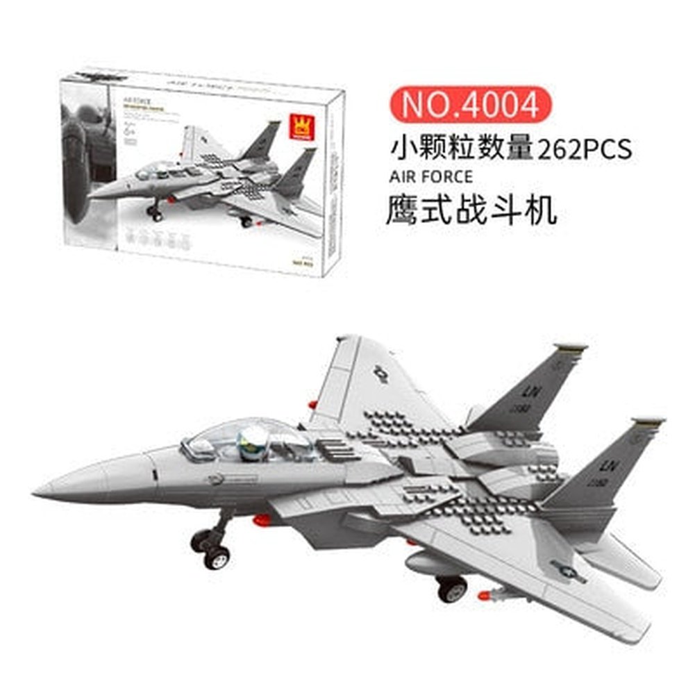 Custom MOC Same as Major Brands! Modern Soldier Planes Gunship Fighters Model Building Blocks Airplane  Toys Technical