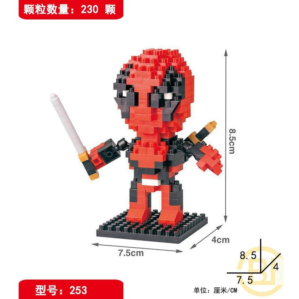 MOC NON LEGO Block Cartoon Anime Super Hero Avengers Superhero Iron Man Captain America Spider Toy DIY Building Bouwstenen Speelgoed