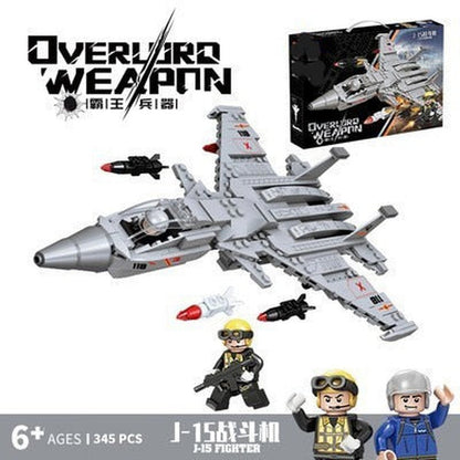 Custom MOC Same as Major Brands! Modern Soldier Planes Gunship Fighters Model Building Blocks Airplane  Toys Technical