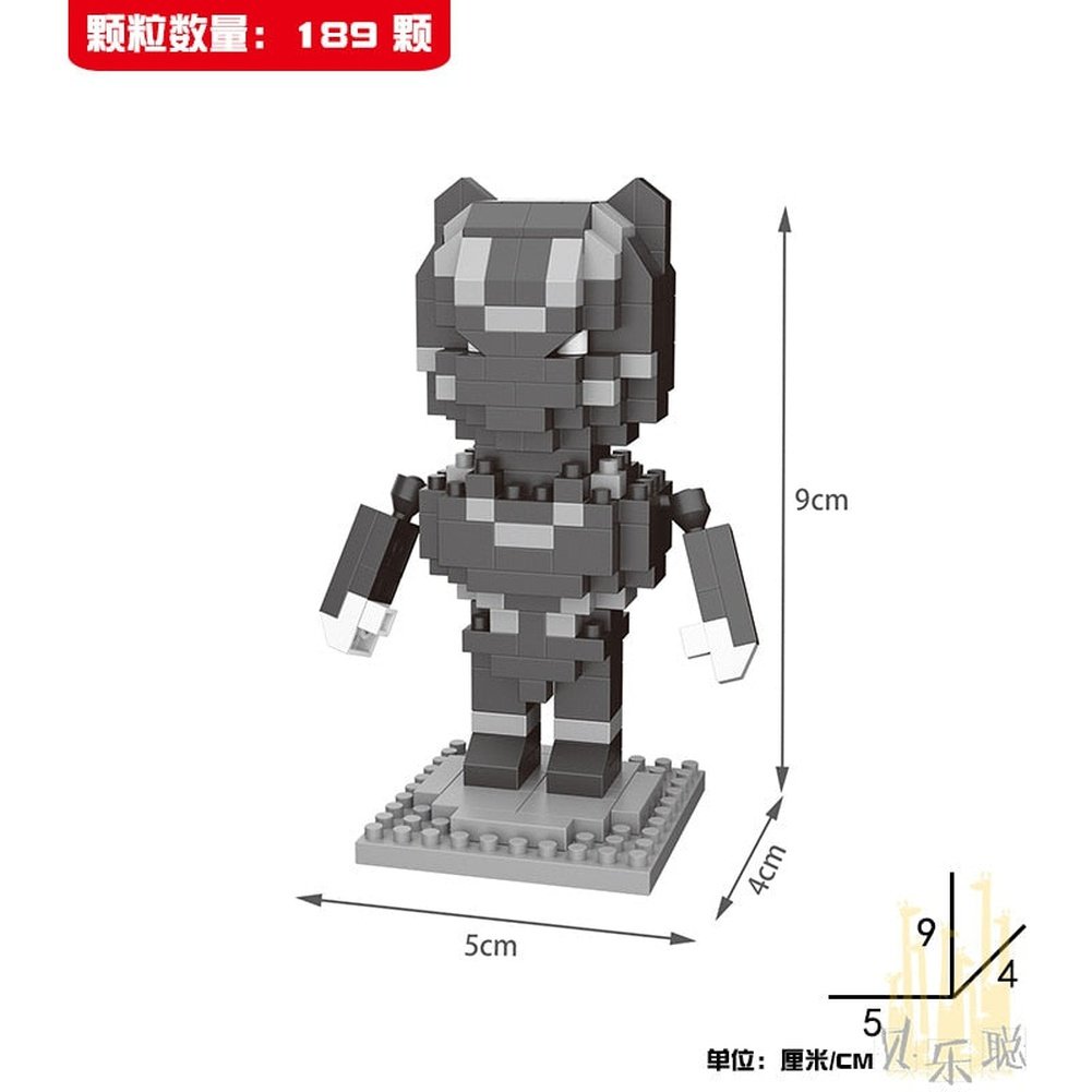 MOC NON LEGO Block Cartoon Anime Super Hero Avengers Superhero Iron Man Captain America Spider Toy DIY Building Bouwstenen Speelgoed