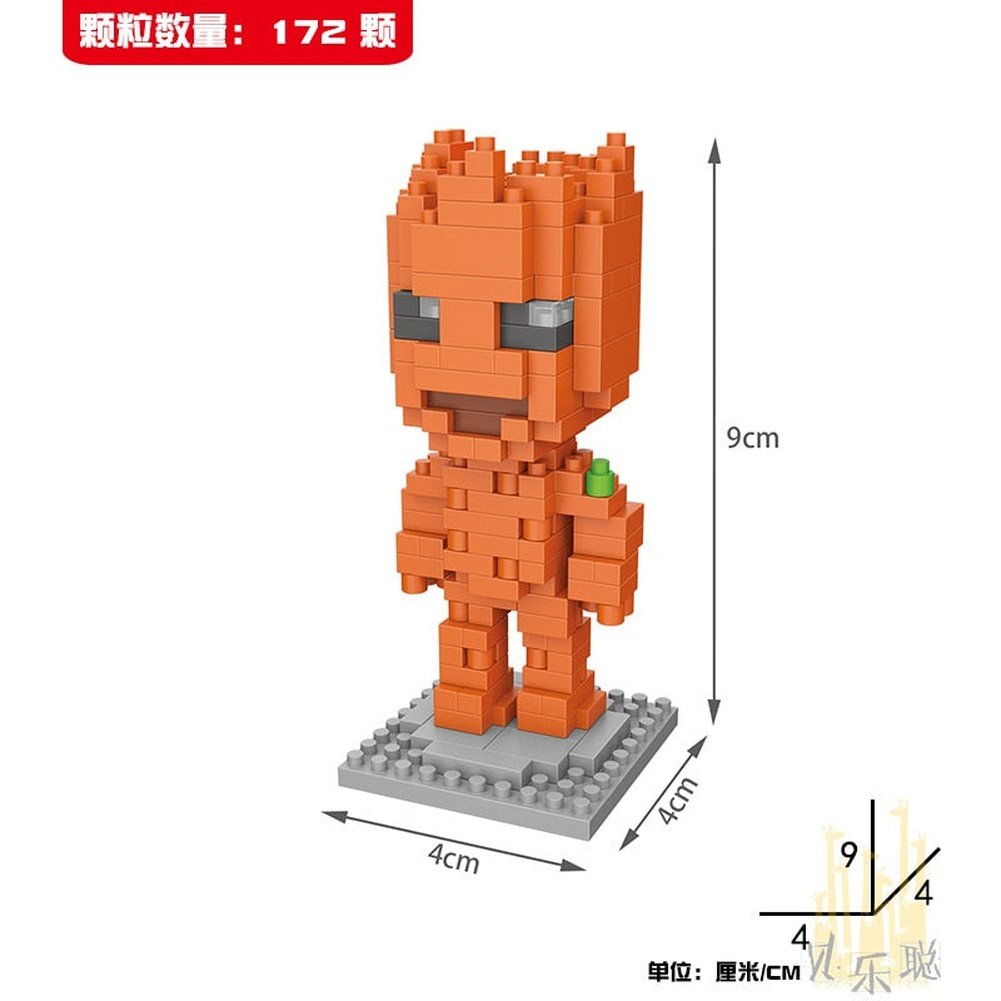 MOC NON LEGO Block Cartoon Anime Super Hero Avengers Superhero Iron Man Captain America Spider Toy DIY Building Bouwstenen Speelgoed