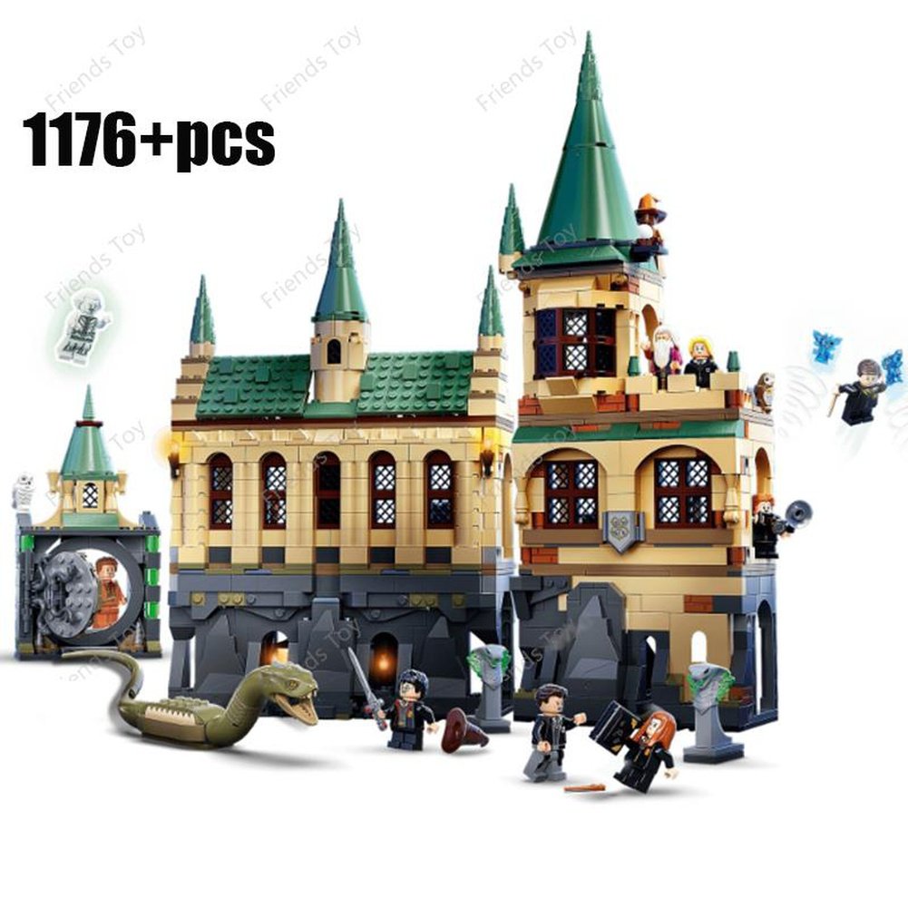 MOC NON LEGO Harry Potter Wizards 35 Different Sets: Chess Knight Bus Great Hall Tower Castle Office Willow Express 4 Privet Drive Burrow Blocks