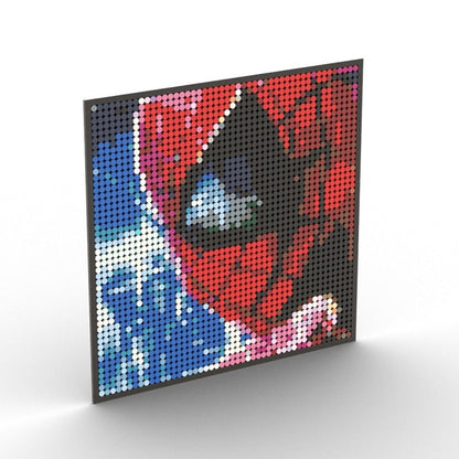 Custom MOC Same as Major Brands! Super Hero / Villain  Movie Pixel Art Mosaic Building Blocks Toys Bricks MOC Mural DIY Movie