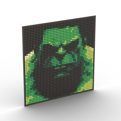 Custom MOC Same as Major Brands! Super Hero / Villain  Movie Pixel Art Mosaic Building Blocks Toys Bricks MOC Mural DIY Movie