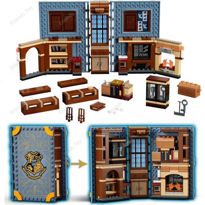 MOC NON LEGO Harry Potter Wizards 35 Different Sets: Chess Knight Bus Great Hall Tower Castle Office Willow Express 4 Privet Drive Burrow Blocks