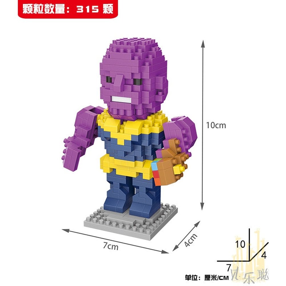 MOC NON LEGO Block Cartoon Anime Super Hero Avengers Superhero Iron Man Captain America Spider Toy DIY Building Bouwstenen Speelgoed