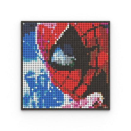 Custom MOC Same as Major Brands! Super Hero / Villain  Movie Pixel Art Mosaic Building Blocks Toys Bricks MOC Mural DIY Movie