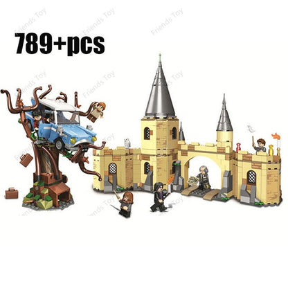 MOC NON LEGO Harry Potter Wizards 35 Different Sets: Chess Knight Bus Great Hall Tower Castle Office Willow Express 4 Privet Drive Burrow Blocks