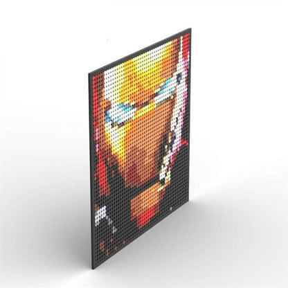 Custom MOC Same as Major Brands! Super Hero / Villain  Movie Pixel Art Mosaic Building Blocks Toys Bricks MOC Mural DIY Movie