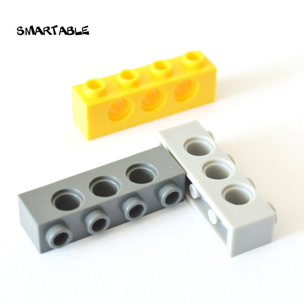 Smartable High-Tech Brick 1x4 with Holes Building Blocks MOC Parts Creative Toys Compatible 3701 MOC Toys 70pcs/lot K&B Brick Store