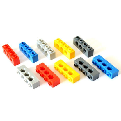 Smartable High-Tech Brick 1x4 with Holes Building Blocks MOC Parts Creative Toys Compatible 3701 MOC Toys 70pcs/lot K&B Brick Store