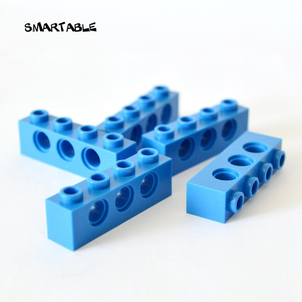 Smartable High-Tech Brick 1x4 with Holes Building Blocks MOC Parts Creative Toys Compatible 3701 MOC Toys 70pcs/lot K&B Brick Store