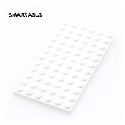 Smartable Plate 6X12 BasePlate Building Blocks MOC Parts Toys For Kids Educational Compatible Major Brands 3028 Toys 8pcs/lot K&B Brick Store