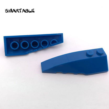 Smartable Wedge 6x2 Left Building Block Parts Toys For Kids Creative Educational Compatible Major Brands 41748  40pcs/lot Jurassic Bricks
