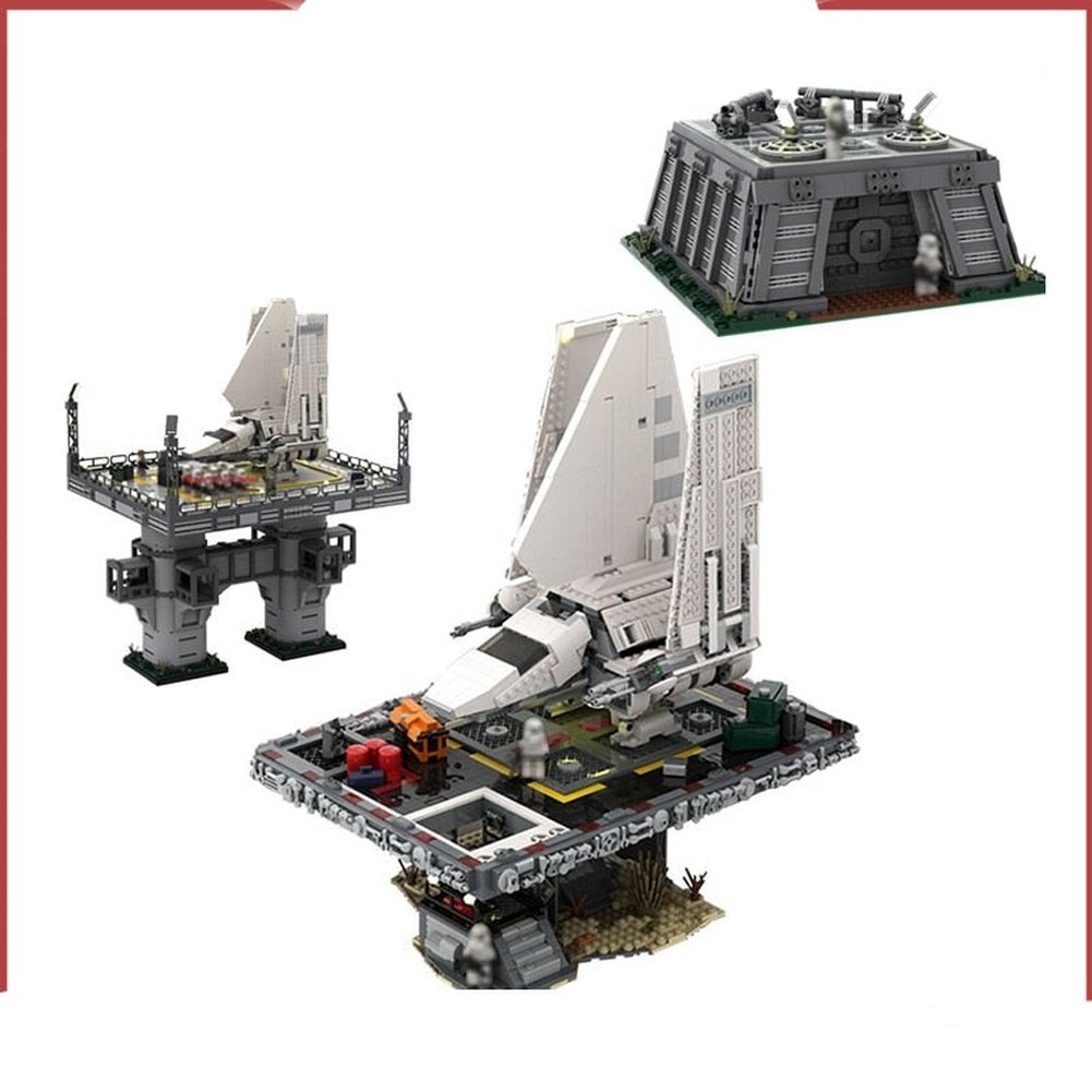 Space Wars Series Empire Tydium Shuttle Landport On Tatooine Assembly Building Blocks Model Kit DIY Children's Creative Toys Jurassic Bricks