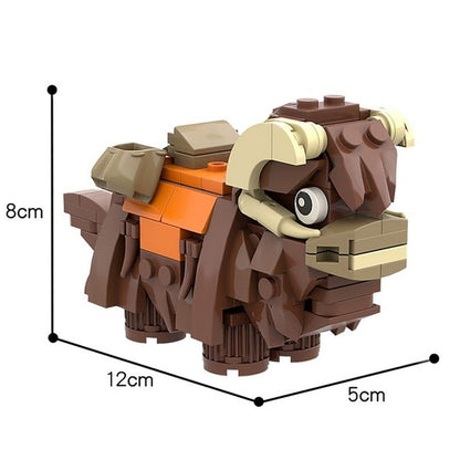 Custom MOC Same as Major Brands! Star Movie Animal Tatooine-Bantha Mudhorn Monster Village Model Building Blocks toys  Kids Toy  Bantha