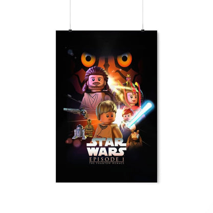 Custom MOC Same as Major Brands! Star Wars Episode 1 LEGO Movie Wall Art POSTER ONLY