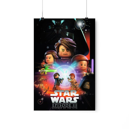 Custom MOC Same as Major Brands! Star Wars Episode III v2 LEGO Movie Wall Art POSTER ONLY