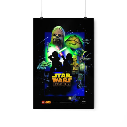 Custom MOC Same as Major Brands! Star Wars Episode VI LEGO Movie Wall Art POSTER ONLY