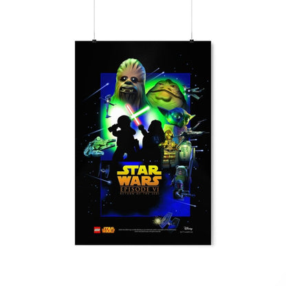 Custom MOC Same as Major Brands! Star Wars Episode VI LEGO Movie Wall Art POSTER ONLY