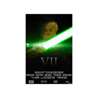 Star Wars Episode VII LEGO Movie Wall Art POSTER ONLY Jurassic Bricks