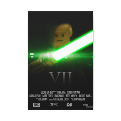 Custom MOC Same as Major Brands! Star Wars Episode VII Movie Wall Art Canvas Art With Backing.