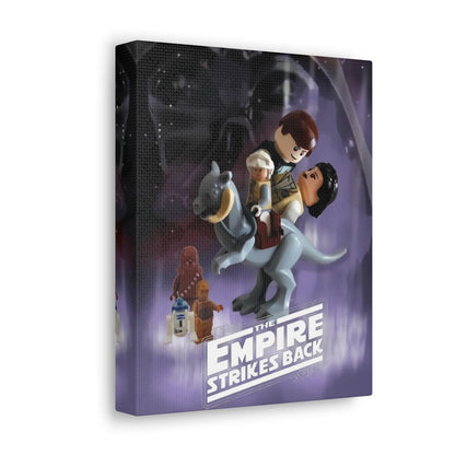 Star Wars The Empire Strikes Back LEGO Movie Wall Art Canvas Art With Backing. K&B Brick Store