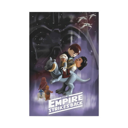 Custom MOC Same as Major Brands! Star Wars The Empire Strikes Back LEGO Movie Wall Art Canvas Art With Backing.