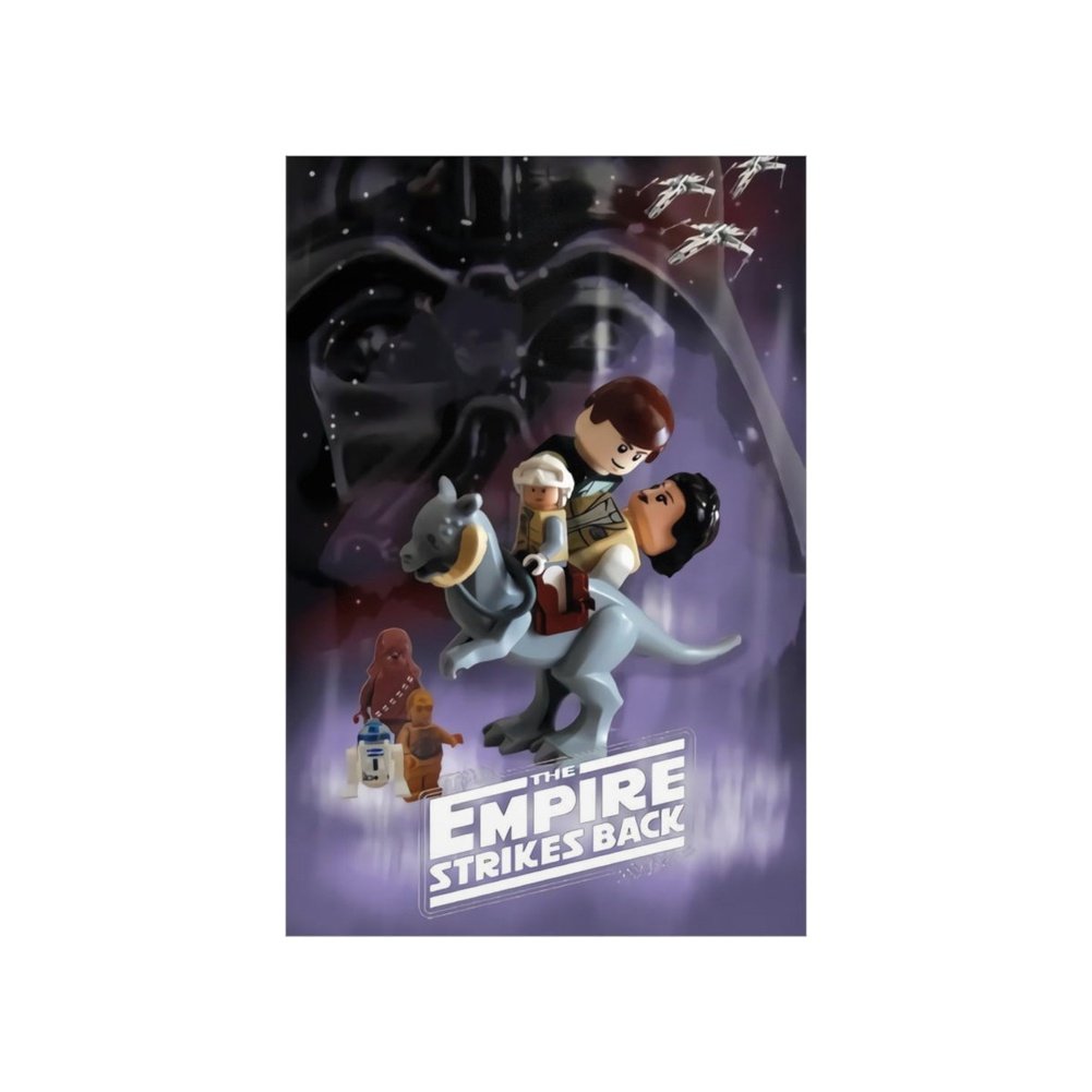 Star Wars The Empire Strikes Back LEGO Movie Wall Art POSTER ONLY K&B Brick Store