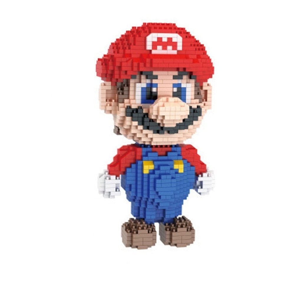 Super Flying Mario Bros Model Micro Building Blocks Bricks Kits Set Figures Toy For Children Gift Jurassic Bricks
