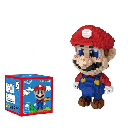 Super Flying Mario Bros Model Micro Building Blocks Bricks Kits Set Figures Toy For Children Gift K&B Brick Store
