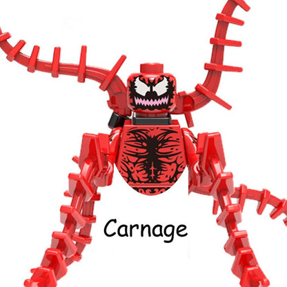 Super Heroes The Wolverine Logan Deadpool Venom Wade Carnage Model Figure Blocks Construction Building Bricks Toys For Children Jurassic Bricks