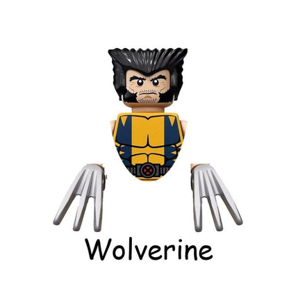 Super Heroes The Wolverine Logan Deadpool Venom Wade Carnage Model Figure Blocks Construction Building Bricks Toys For Children Jurassic Bricks