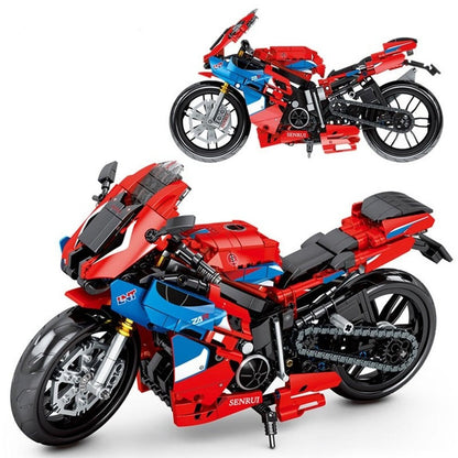 Technical Motorcycle MOTO Off Road Car Vehicle Expert Building Blocks City MOC Toys For Children Boys Classic Bricks Gift K&B Brick Store