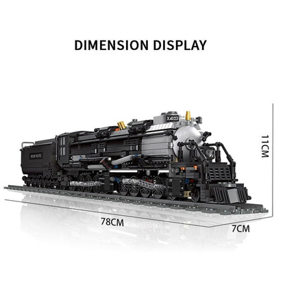 Custom MOC Same as Major Brands! Technical Steam Locomotive The Union Pacific Big Boy Model Building Blocks City Railway Train Bricks Toys  for  Boy