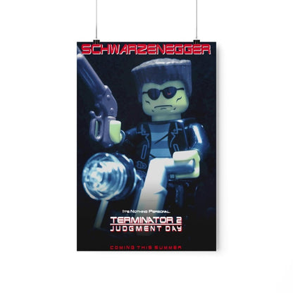 Custom MOC Same as Major Brands! Terminator 2 LEGO Movie Wall Art POSTER ONLY