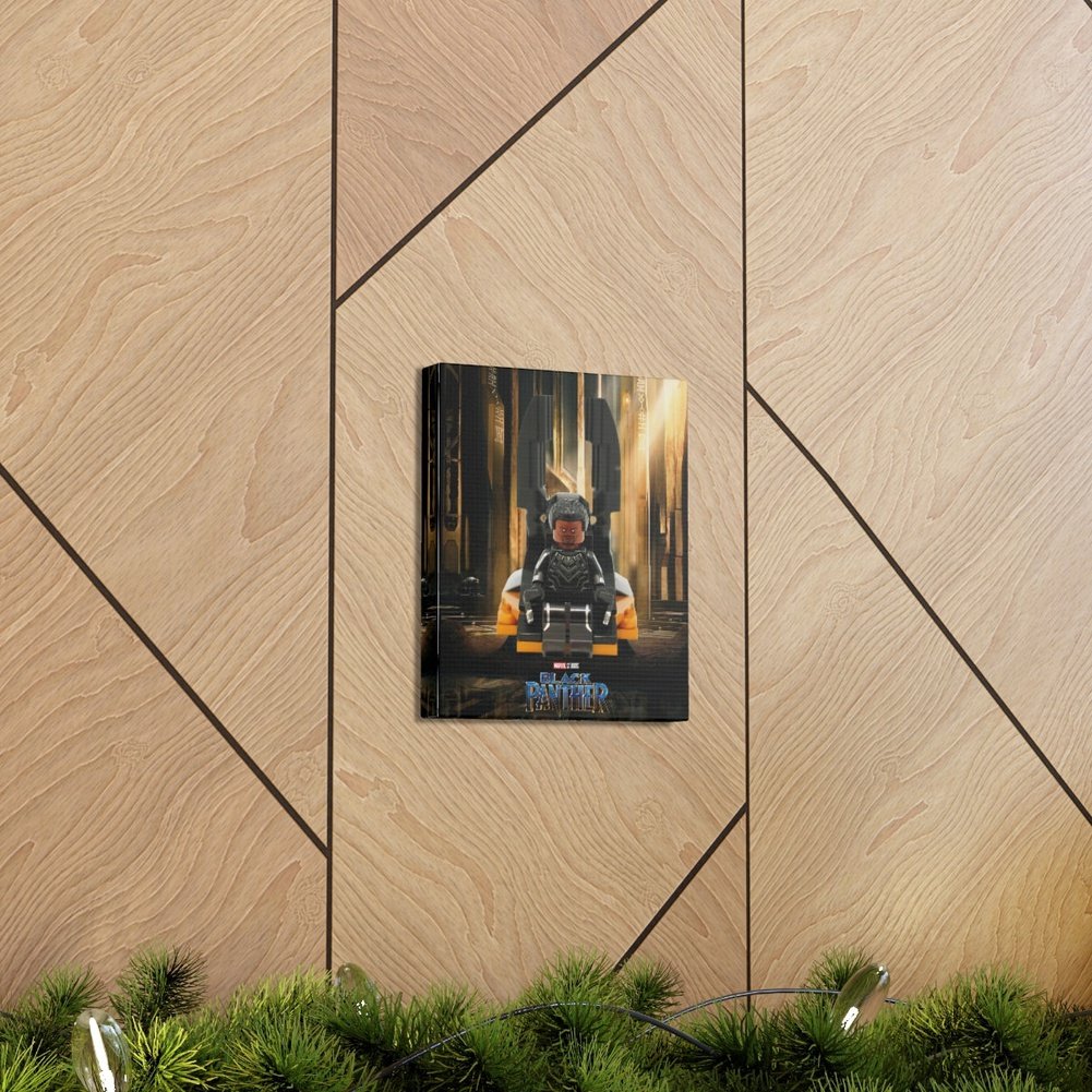 The Black Panther LEGO Movie Wall Art Canvas Art With Backing. Jurassic Bricks