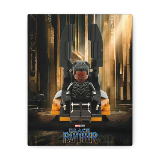 The Black Panther LEGO Movie Wall Art Canvas Art With Backing. Jurassic Bricks