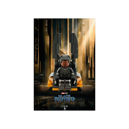 The Black Panther LEGO Movie Wall Art POSTER ONLY Jurassic Bricks