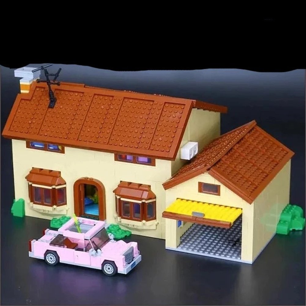 The Kwik E Mart And Supermarket House Model Building Blocks Bricks 16004 16005 71016 71006 Toys Birthday Christmas Gift Jurassic Bricks