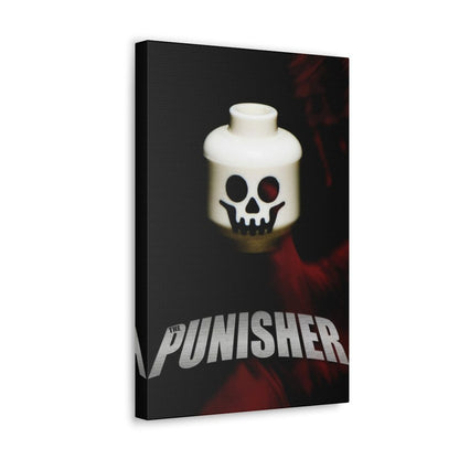 The Punisher LEGO Movie Wall Art Canvas Art With Backing. Jurassic Bricks