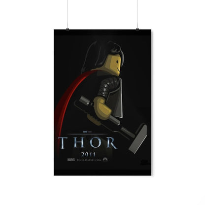 Custom MOC Same as Major Brands! Thor LEGO Movie Wall Art POSTER ONLY