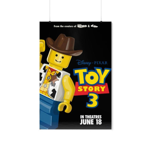 Toy Story 3 LEGO Movie Wall Art POSTER ONLY Jurassic Bricks